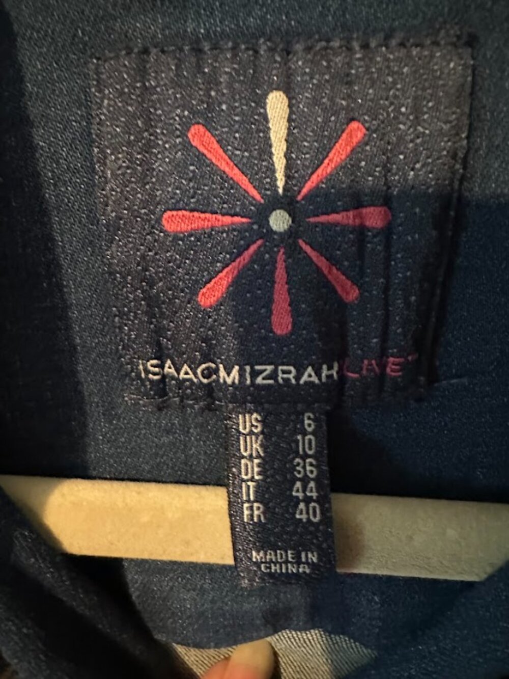 Isaac Mizrahi Upcycled Patchwork Denim Jacket, Womens sz 6 - Picture 4 of 12